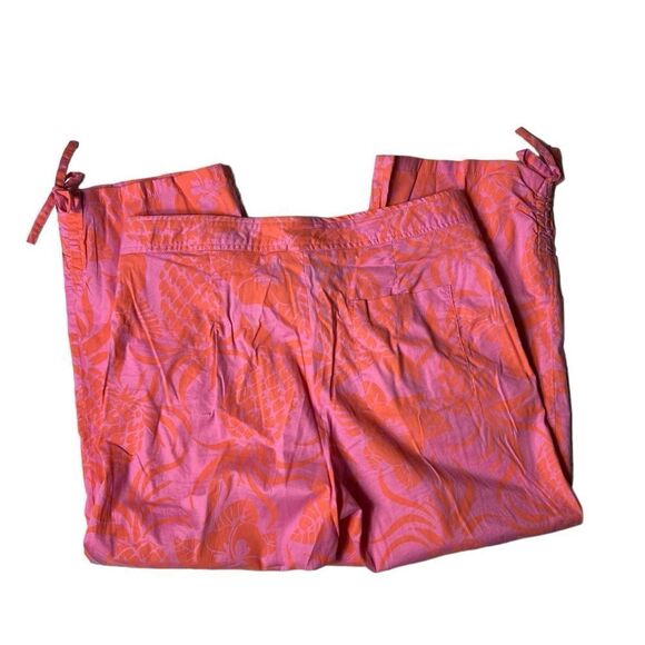 Lilly Pulitzer Pink and Orange Capri Pant Size 2 - Picture 4 of 7